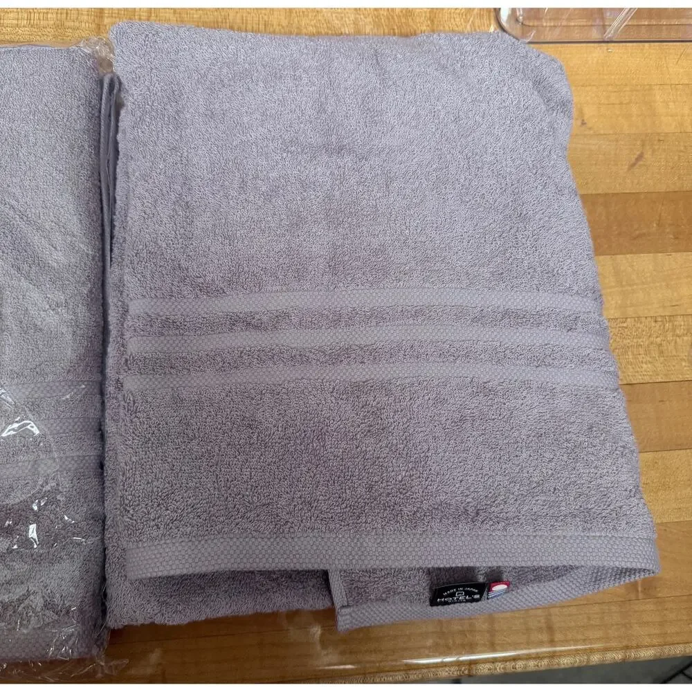 Hiorie 2 pc Set Bath Towels Inabarie Japan, Hotel’s in Mauve New